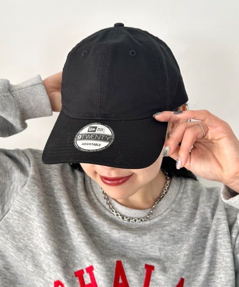 NEW ERA(ニューエラ)/9TWENTY BLANKCAP /無地 ロゴなし ブランクキャップ NE201 帽子 | 5192010 | ブラック