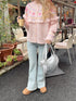 lovely ribbon frill cardigan | SL2243639 | ピンク
