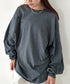 GILDAN(ギルダン) /ベーシック ロングスリーブ Tシャツ コットン ビッグシルエット オーバーサイズ サイズカラバリ豊富 長袖 ロンT 6.0オンス | 2193062 | ダークグレー