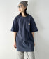 Carhartt(カーハート) /USA規格 ヘビーウェイト ルーズフィット ポケT ビッグサイズ オーバーサイズ ユニセックス ポケット付き コットン 半袖 Tシャツ 5部袖 1/2スリーブ | L2202001 | ブルー