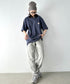 Carhartt(カーハート) /USA規格 ヘビーウェイト ルーズフィット ポケT ビッグサイズ オーバーサイズ ユニセックス ポケット付き コットン 半袖 Tシャツ 5部袖 1/2スリーブ | L2202001 | ブルー
