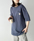Carhartt(カーハート) /USA規格 ヘビーウェイト ルーズフィット ポケT ビッグサイズ オーバーサイズ ユニセックス ポケット付き コットン 半袖 Tシャツ 5部袖 1/2スリーブ | L2202001 | ブルー