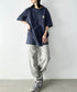 Carhartt(カーハート) /USA規格 ヘビーウェイト ルーズフィット ポケT ビッグサイズ オーバーサイズ ユニセックス ポケット付き コットン 半袖 Tシャツ 5部袖 1/2スリーブ | L2202001 | ブルー