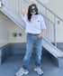 Carhartt(カーハート) /USA規格 ヘビーウェイト ルーズフィット ポケT ビッグサイズ オーバーサイズ ユニセックス ポケット付き コットン 半袖 Tシャツ 5部袖 1/2スリーブ | L2202001 | ホワイト
