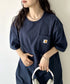 Carhartt(カーハート) /USA規格 ヘビーウェイト ルーズフィット ポケT ビッグサイズ オーバーサイズ ユニセックス ポケット付き コットン 半袖 Tシャツ 5部袖 1/2スリーブ | L2202001 | ブラック