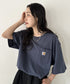 Carhartt(カーハート) /USA規格 ヘビーウェイト ルーズフィット ポケT ビッグサイズ オーバーサイズ ユニセックス ポケット付き コットン 半袖 Tシャツ 5部袖 1/2スリーブ | L2202001 | ブルー