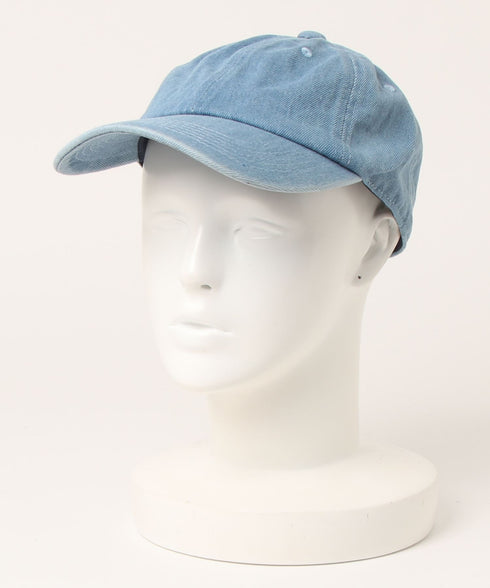 【wears original】STONE WASHED TWILL CAP 本革 ベルト キャップ ハット | WR20CAP01 | ライトブルー