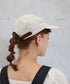 【wears original】STONE WASHED TWILL CAP 本革 ベルト キャップ ハット | WR20CAP01 | サンドベージュ