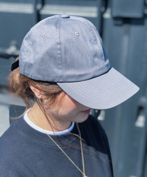 【wears original】STONE WASHED TWILL CAP 本革 ベルト キャップ ハット | WR20CAP01 | ネイビー