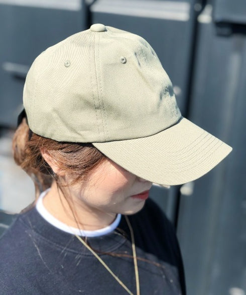 【wears original】STONE WASHED TWILL CAP 本革 ベルト キャップ ハット | WR20CAP01 | カーキ