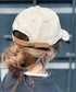 【wears original】STONE WASHED TWILL CAP 本革 ベルト キャップ ハット | WR20CAP01 | ベージュ