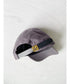 【wears original】STONE WASHED TWILL CAP 本革 ベルト キャップ ハット | WR20CAP01 | チャコール