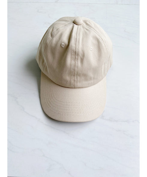 【wears original】STONE WASHED TWILL CAP 本革 ベルト キャップ ハット | WR20CAP01 | サンドベージュ