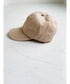 【wears original】STONE WASHED TWILL CAP 本革 ベルト キャップ ハット | WR20CAP01 | ベージュ