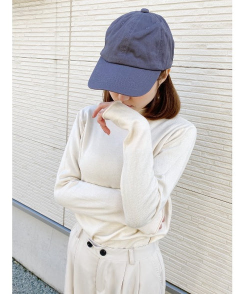 【wears original】STONE WASHED TWILL CAP 本革 ベルト キャップ ハット | WR20CAP01 | チャコール