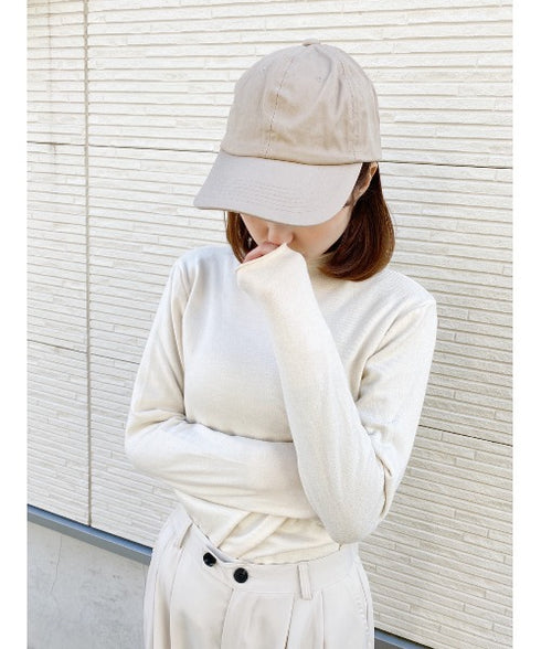 【wears original】STONE WASHED TWILL CAP 本革 ベルト キャップ ハット | WR20CAP01 | ベージュ