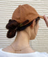 【wears original】STONE WASHED TWILL CAP 本革 ベルト キャップ ハット | WR20CAP01 | キャメル