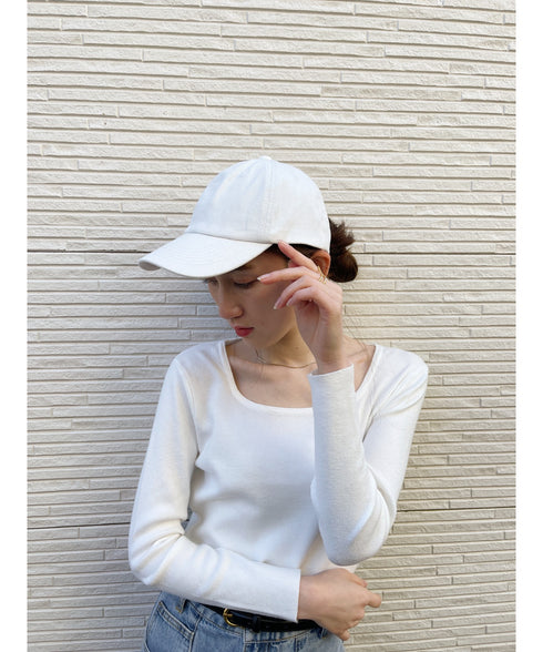 【wears original】STONE WASHED TWILL CAP 本革 ベルト キャップ ハット | WR20CAP01 | サンドベージュ