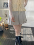 ベルト付きプリーツミニスカート | SL2251610 | ライトグレー