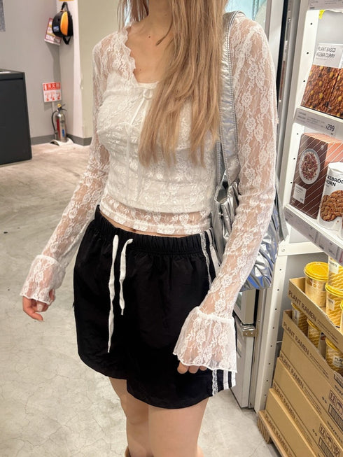 mellow sheer tops | SL2243672 | ホワイト
