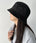 【newhattan】 ニューハッタン サイズ展開あり バケットハット ツイル デニム ユニセックス/buckethat | L5211001 | ブラック