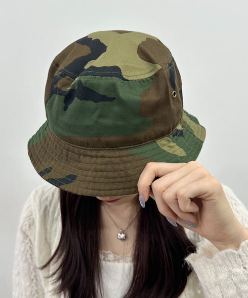 【newhattan】 ニューハッタン サイズ展開あり バケットハット ツイル デニム ユニセックス/buckethat | L5211001 | グリーン系その他