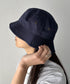 【newhattan】 ニューハッタン サイズ展開あり バケットハット ツイル デニム ユニセックス/buckethat | L5211001 | ネイビー