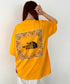 THE NORTH FACE(ザ・ノースフェイス)/ビッグロゴ プリント バンダナ 半袖 Tシャツ/M'S BANDANA S/S R/TEE | IM2251068 | オレンジ