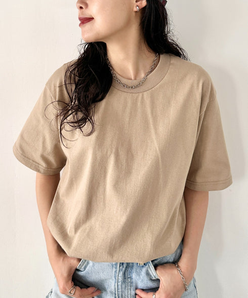 PRO CLUB(プロクラブ) /6.5オンス スーパーヘビーウェイト クルーネック 半袖Tシャツ Heavyweight Cotton Short Sleeve Crew Neck T-Shirt | M2212003 | ベージュ