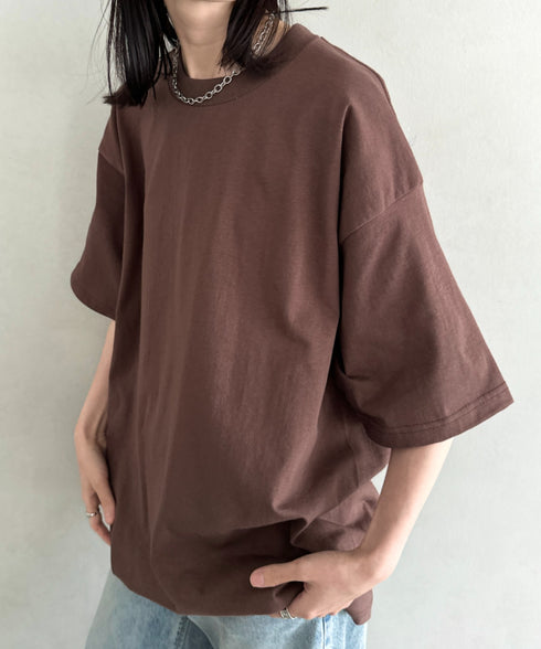 PRO CLUB(プロクラブ) /6.5オンス スーパーヘビーウェイト クルーネック 半袖Tシャツ Heavyweight Cotton Short Sleeve Crew Neck T-Shirt | M2212003 | ブラウン