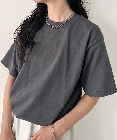 PRO CLUB(プロクラブ) /6.5オンス スーパーヘビーウェイト クルーネック 半袖Tシャツ Heavyweight Cotton Short Sleeve Crew Neck T-Shirt | M2212003 | チャコール