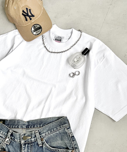 PRO CLUB(プロクラブ) /6.5オンス スーパーヘビーウェイト クルーネック 半袖Tシャツ Heavyweight Cotton Short Sleeve Crew Neck T-Shirt | M2212003 | ホワイト