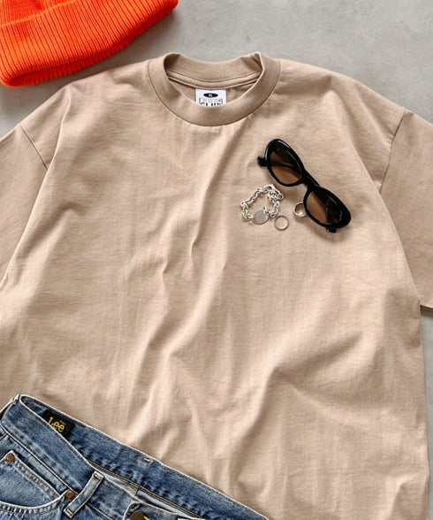 PRO CLUB(プロクラブ) /6.5オンス スーパーヘビーウェイト クルーネック 半袖Tシャツ Heavyweight Cotton Short Sleeve Crew Neck T-Shirt | M2212003 | ベージュ