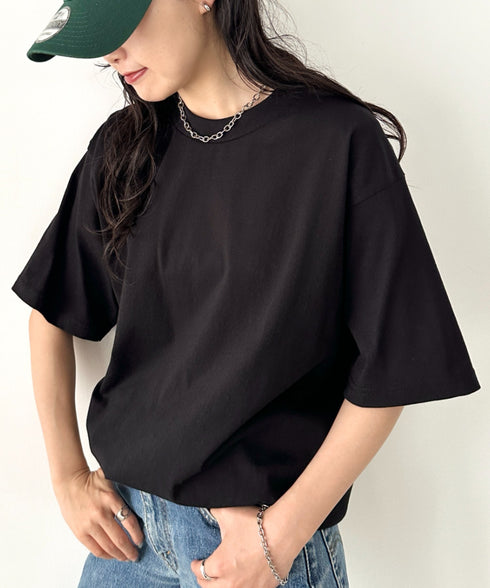 PRO CLUB(プロクラブ) /6.5オンス スーパーヘビーウェイト クルーネック 半袖Tシャツ Heavyweight Cotton Short Sleeve Crew Neck T-Shirt | M2212003 | ブラック