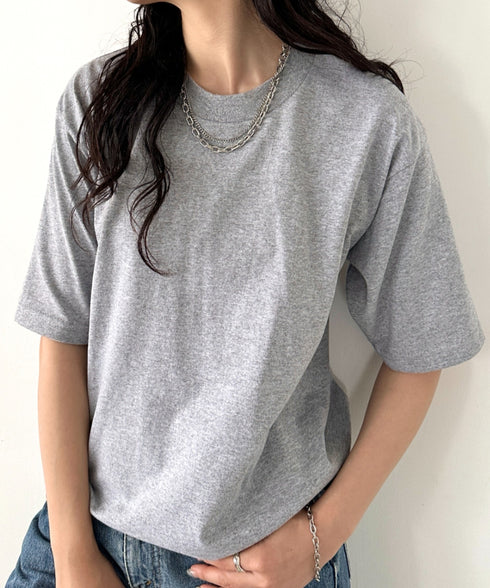 PRO CLUB(プロクラブ) /6.5オンス スーパーヘビーウェイト クルーネック 半袖Tシャツ Heavyweight Cotton Short Sleeve Crew Neck T-Shirt | M2212003 | グレー
