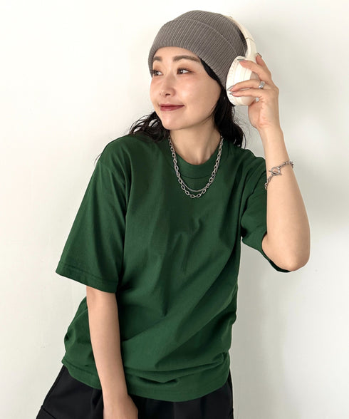 PRO CLUB(プロクラブ) /6.5オンス スーパーヘビーウェイト クルーネック 半袖Tシャツ Heavyweight Cotton Short Sleeve Crew Neck T-Shirt | M2212003 | ダークグリーン
