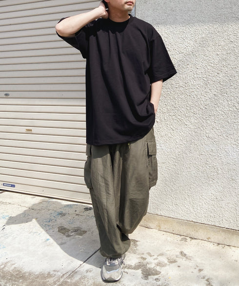 PRO CLUB(プロクラブ) /6.5オンス スーパーヘビーウェイト クルーネック 半袖Tシャツ Heavyweight Cotton Short Sleeve Crew Neck T-Shirt | M2212003 | ブラック