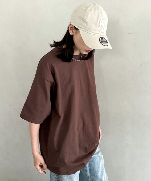 PRO CLUB(プロクラブ) /6.5オンス スーパーヘビーウェイト クルーネック 半袖Tシャツ Heavyweight Cotton Short Sleeve Crew Neck T-Shirt | M2212003 | ブラウン