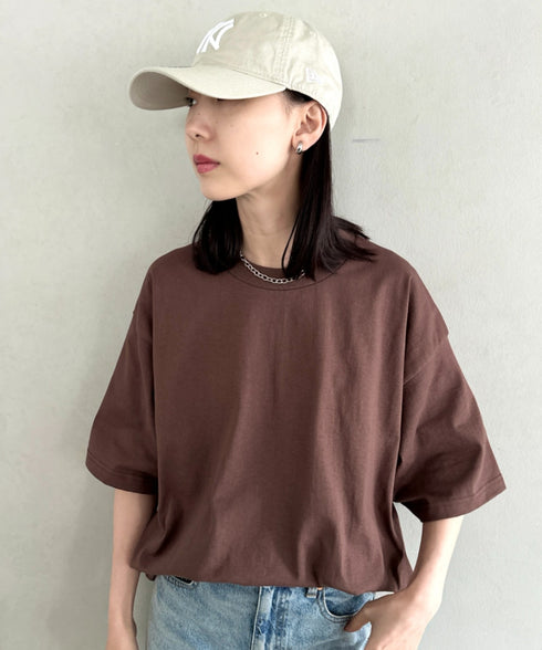PRO CLUB(プロクラブ) /6.5オンス スーパーヘビーウェイト クルーネック 半袖Tシャツ Heavyweight Cotton Short Sleeve Crew Neck T-Shirt | M2212003 | ブラウン