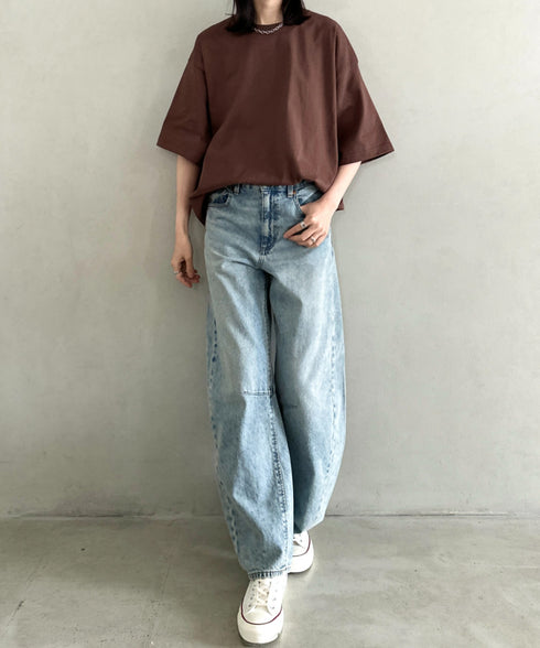 PRO CLUB(プロクラブ) /6.5オンス スーパーヘビーウェイト クルーネック 半袖Tシャツ Heavyweight Cotton Short Sleeve Crew Neck T-Shirt | M2212003 | ブラウン