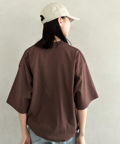 PRO CLUB(プロクラブ) /6.5オンス スーパーヘビーウェイト クルーネック 半袖Tシャツ Heavyweight Cotton Short Sleeve Crew Neck T-Shirt | M2212003 | ブラウン