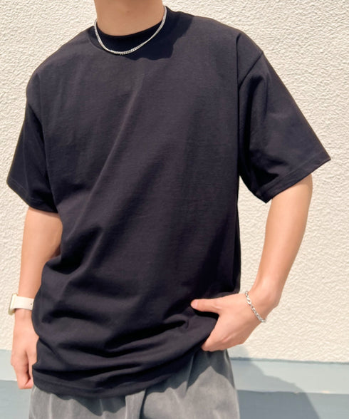 PRO CLUB(プロクラブ) /6.5オンス スーパーヘビーウェイト クルーネック 半袖Tシャツ Heavyweight Cotton Short Sleeve Crew Neck T-Shirt | M2212003 | ブラック
