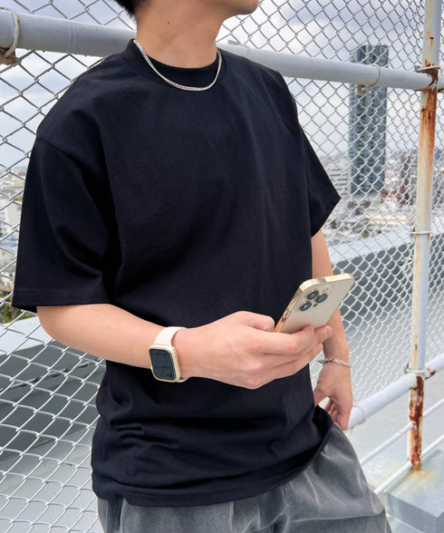 PRO CLUB(プロクラブ) /6.5オンス スーパーヘビーウェイト クルーネック 半袖Tシャツ Heavyweight Cotton Short Sleeve Crew Neck T-Shirt | M2212003 | ブラック