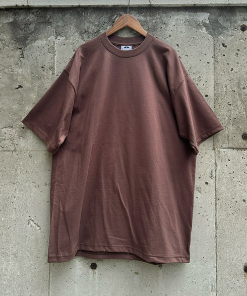 PRO CLUB(プロクラブ) /6.5オンス スーパーヘビーウェイト クルーネック 半袖Tシャツ Heavyweight Cotton Short Sleeve Crew Neck T-Shirt | M2212003 | ブラウン