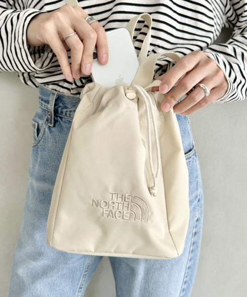 THE NORTH FACE(ザ・ノースフェイス)/巾着 ショルダーバッグ バケットバッグ/WL BUCKET BAG MINI | IL1212005 | アイボリー