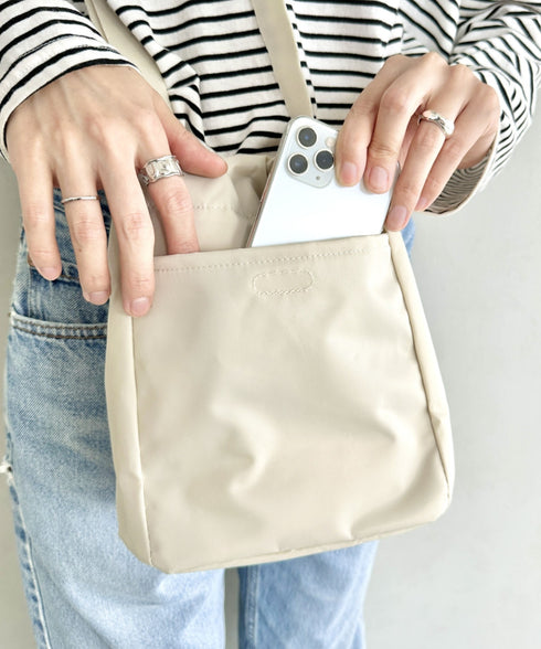 THE NORTH FACE(ザ・ノースフェイス)/巾着 ショルダーバッグ バケットバッグ/WL BUCKET BAG MINI | IL1212005 | アイボリー