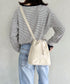THE NORTH FACE(ザ・ノースフェイス)/巾着 ショルダーバッグ バケットバッグ/WL BUCKET BAG MINI | IL1212005 | アイボリー