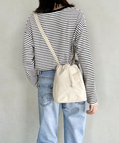 THE NORTH FACE(ザ・ノースフェイス)/巾着 ショルダーバッグ バケットバッグ/WL BUCKET BAG MINI | IL1212005 | アイボリー