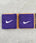 NIKE(ナイキ)/2個セット スウッシュ 刺繍 無地 リストバンド 2パック | IL4212001 | パープル