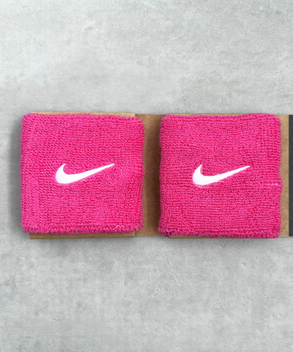 NIKE(ナイキ)/2個セット スウッシュ 刺繍 無地 リストバンド 2パック | IL4212001 | ピンク系その他